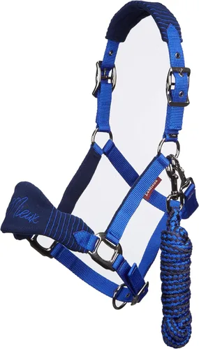 Miniatura 11 de LeMieux Vogue - Cuello para la cabeza de forro polar, cuello halter y cuerda de plomo, acolchado extra, ajustable en el bordillo y correa de encuesta