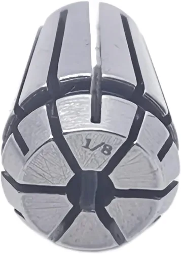 Miniatura 5 de Juego de pinzas Er11, portabrocas de enrutador de 1/8 pulgadas para máquina de grabado CNC y herramienta de torno de fresado (ER11 1/8 pulgadas)