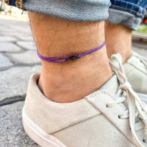 Miniatura 24 de Made by Nami Surfer Anklet with Snap Hook Clasp Waterproof & Adjustable Thin String Ankle Bracelets for Women and Men Handmade Jewelry for Beach and