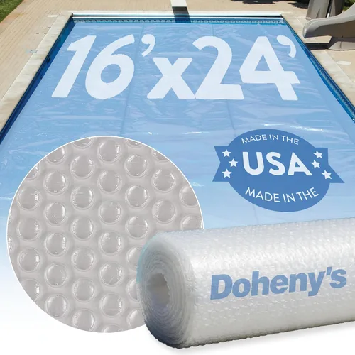 Miniatura 6 de Doheny's Clear-Tek - Cubierta solar de micro burbujas para piscinas enterradas Aumenta la absorción de energía solar, retiene el calor, reduce