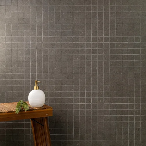 Miniatura 3 de MSI Gris - Azulejo de mosaico de pared de porcelana mate de 12 x 12 pulgadas para salpicadero de cocina, baño, azulejos de pared decorativos