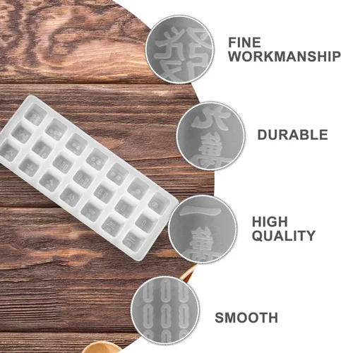Miniatura 3 de EXCEART Mahjong and Dice - Juego de 2 moldes de fundición de resina epoxi para hacer joyas, colgantes, accesorios de manualidades, 11.02 x 5.70 x