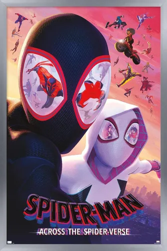 Miniatura 14 de Trends International Marvel Spider-Man: Across The Spider-Verse - Póster de pared de una hoja, 14.72 x 22.37 pulgadas, versión enmarcada en bronce