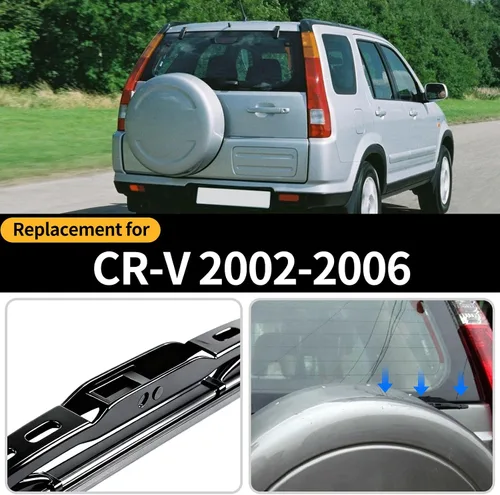 Miniatura 2 de Conjunto de limpiaparabrisas trasero, limpiaparabrisas trasero, accesorios de brazo de repuesto para Honda CRV 2002-2006, juego de limpiaparabrisas