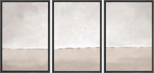 Miniatura 120 de SIGNWIN Lienzo enmarcado para pared, juego de arte tranquilo con reflejo de lago, acuarela, montaña y agua, ilustraciones modernas, arte abstracto