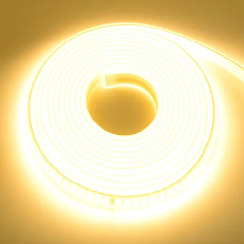 Miniatura 11 de SUYOOULIN Tira de luces LED, 59 pies/59.1 ft de alto voltaje AC110V-130V Waterpoof IP68 súper brillante 54000LM 2835 120 LEDs/m tiras de luz LED