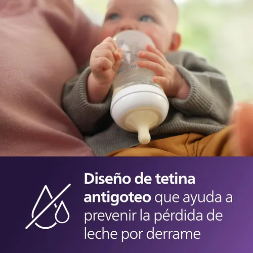 Miniatura 5 de Philips Avent - Biberón natural con boquilla de respuesta natural, rosa, 9 onzas, paquete de 4, SCY903/14