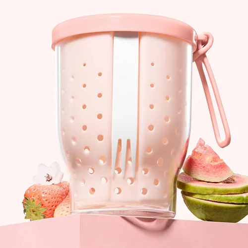 Miniatura 11 de Vasos de frutas de viaje de 25 onzas para automóvil, taza de almacenamiento de ensalada de frutas con tenedor y tapas, recipientes reutilizables a
