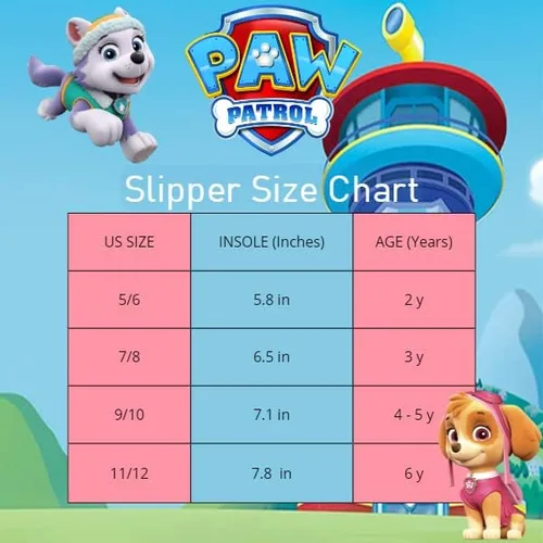 Miniatura 7 de Nickelodeon Pantuflas Paw Patrol para niñas