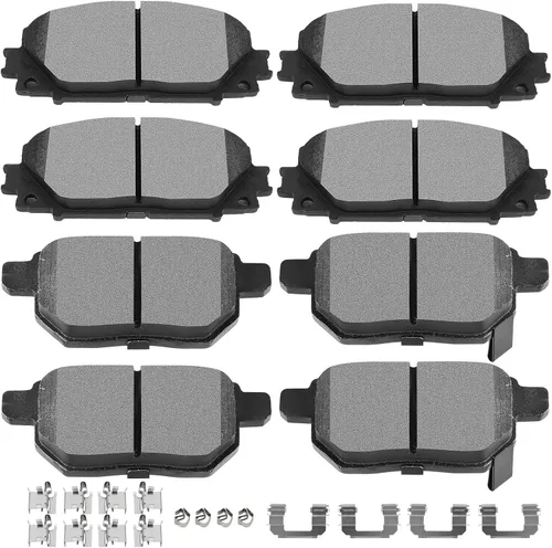 Miniatura 20 de SCITOO Juego de pastillas de freno de cerámica delanteras y traseras D726 D729 para Chevy Blazer 97-05, Chevy S10 98-04, GMC Jimmy 97-05, GMC Sonoma