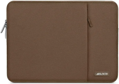 Miniatura 49 de MOSISO Funda vertical de poliéster con bolsillo para laptop de 15, 15.6 y 16 pulgadas, para computadora MacBook Pro 16 M4, M3, M2 y M1, HP, Acer
