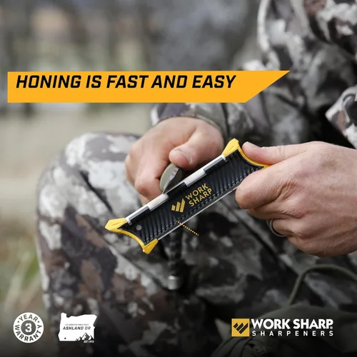Miniatura 6 de Work Sharp Afilador de cuchillos portátil de bolsillo y para caza, WSGPS-W