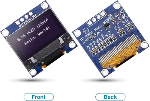 Miniatura 2 de Frienda Módulo de pantalla OLED I2C Controlador de pantalla OLED IIC I2C Tabellone Seriale con pantalla Auto-Luminoso Compatible con Blanco