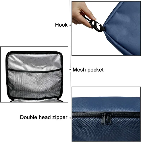 Miniatura 4 de Surf Sup - Bolsa enfriadora para tabla de remo, bolsillo superior de malla, impermeable, aislada, bolsa de almacenamiento portátil, con cremallera