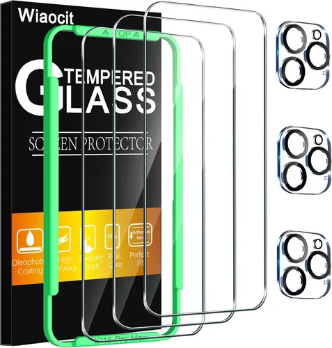 Miniatura 11 de Wiaocit Paquete de 3 protectores de pantalla de vidrio templado de dureza 9H y 3 protectores para lentes de cámara para Samsung Galaxy Z Fold 7