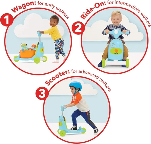 Miniatura 10 de Skip Hop juguete 3 en 1 para bebés, caminador, carrito de juguete, para empujar, con forma de perro