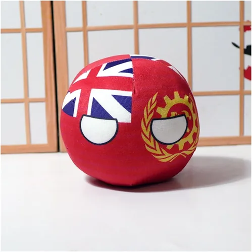 Miniatura 38 de Polandball Countryballs Muñeco de peluche Ucrania España Hungría Portugal Rumanía Grecia Austria México Polonia Ball (15,3.8 pulgadas)