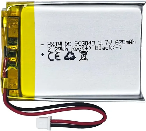 DC 3.7V 620mAh 503040 Batería recargable de polímero de litio para Cozmo Vector Robot SkyBell HD WiFi Video Doorbell Flysight FPV Watch Altavoz