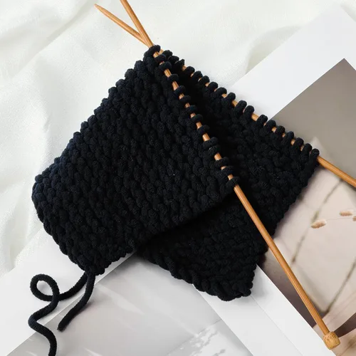Miniatura 6 de Hilo de Chenilla Grueso para Tejer/Crochet Manta de Bebé, Hilo Elegante para Amigurumi #6 Súper Voluminoso Extra Grueso Suave Esponjoso Hilo Grande