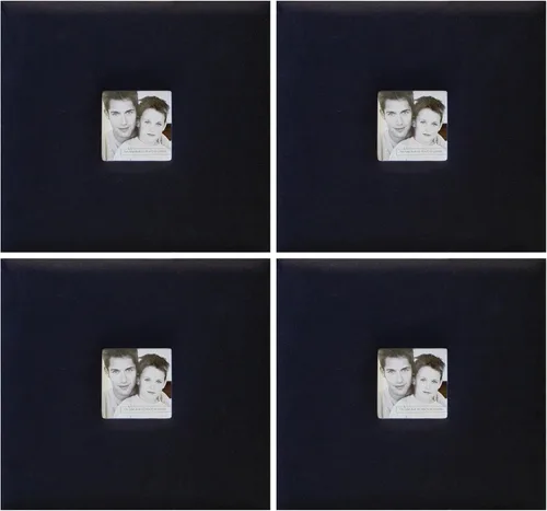 Miniatura 6 de MCS Álbum de recortes de tela expandible de 10 páginas con cubierta de apertura de fotos y páginas de 8 x 8 pulgadas, 9.6 x 8.5 pulgadas, negro