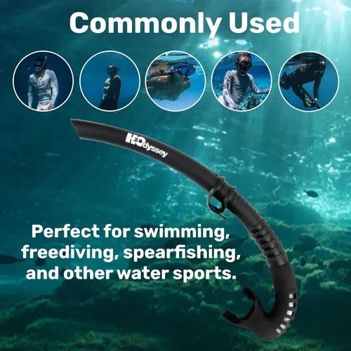 Miniatura 3 de H2Odyssey Pro Stash - Snorkel plegable con válvula de purga - Material de silicona sin equipo de buceo