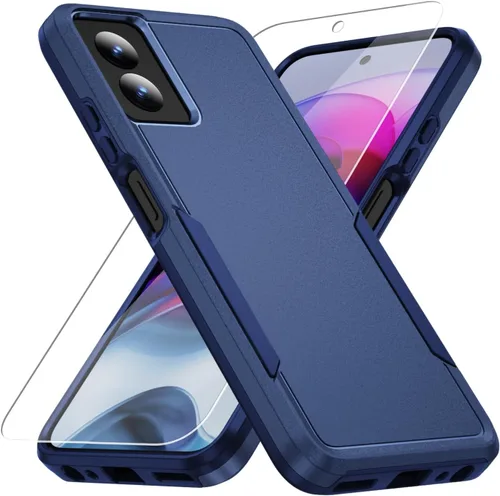 Miniatura 10 de Funda para Moto G Stylus 5G 2022, con Protector de Pantalla, [Probada contra Caídas de Grado Militar] Funda Protectora de Servicio Pesado Resistente