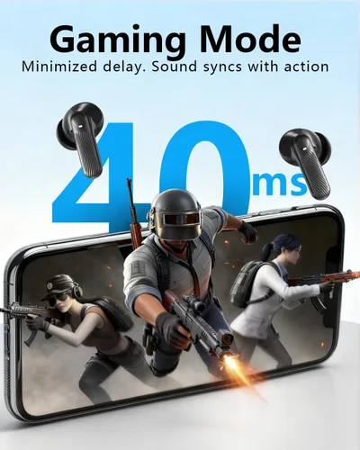 Miniatura 8 de Auriculares inalámbricos con cancelación activa de ruido, batería de larga duración de 140 horas Bluetooth 5.4, emparejamiento multidispositivo