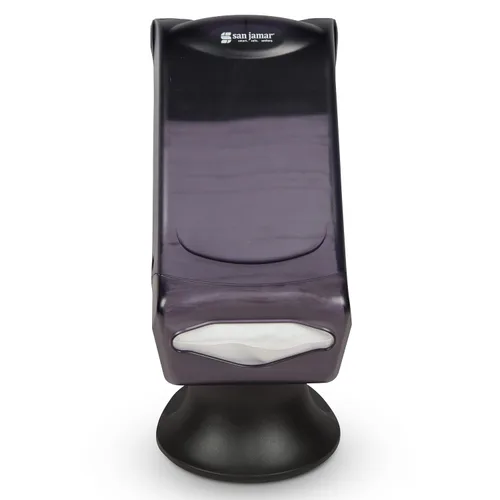 Miniatura 2 de San Jamar Dispensador de servilletas para restaurante, soporte de control completo, capacidad de 450, 9D x 21.5W x 8.5H para cocinas, servicio