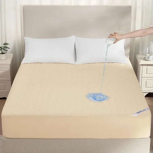 Miniatura 13 de BEDLORE Paquete de 2 protectores de colchón impermeables, tamaño individual con bolsillo profundo de 6 a 15 pulgadas de profundidad, funda