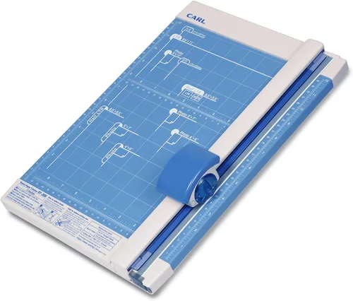 Carl Manufacturing 12200 Recortadora Rotativa de 12 Pulgadas, Capacidad de 10 Hojas, 10-1/4 Pulgadas x 12 Pulgadas x 3/4 Pulgadas GY