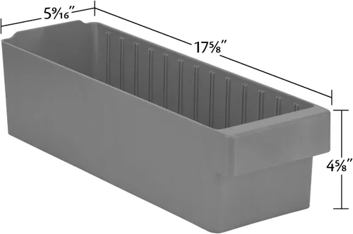 Miniatura 3 de Akro-Mils 31168 AkroDrawer - Contenedor de almacenamiento de plástico apilable (17-5/8 pulgadas x 5-9/16 pulgadas x 4-5/8 pulgadas), azul