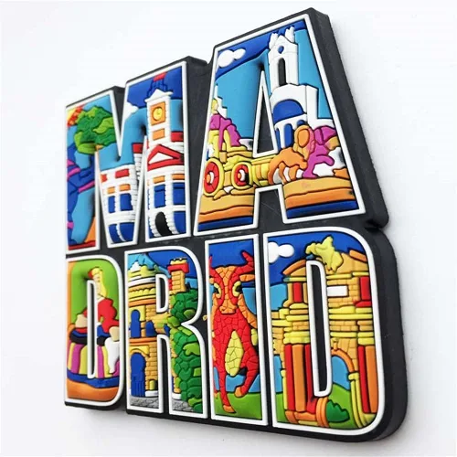 Miniatura 4 de Madrid España - Imán para nevera, regalo, decoración de cocina para el hogar, colección de pegatinas magnéticas