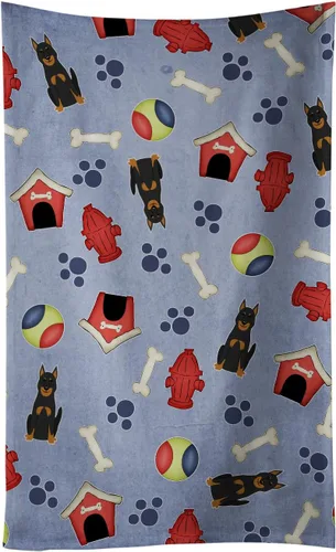 Miniatura 26 de Caroline's Treasures BB2654KTWL Dog House Collection Airedale - Toalla de cocina para invitados, toalla de baño decorativa para cara, té, paño