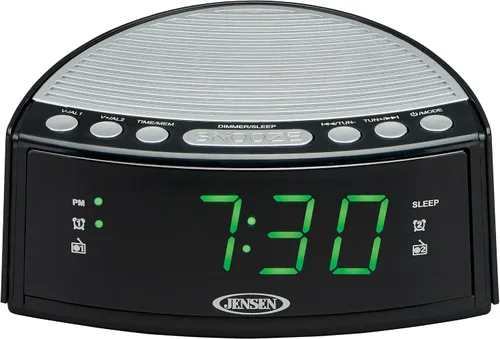 Miniatura 2 de Jensen JCR-160 JCR-160 AM/FM Digital Dual-Alarm Reloj Radio
