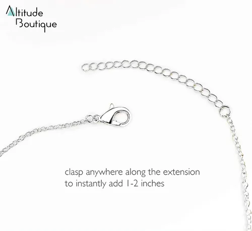 Miniatura 6 de Altitude Boutique Corgi, collar con colgante de perro, joyería geométrica origami (plata, oro)