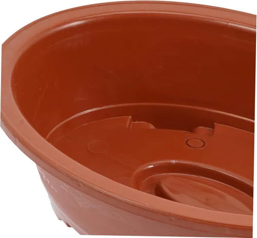 Miniatura 9 de HANABASS 4 macetas de plástico para decoración de habitación, macetas de jardín para interiores y exteriores, bonsái, macetas de plástico