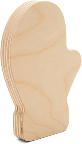 Miniatura 2 de Guante grueso de 4 pulgadas, paquete de 10 bandejas escalonadas de Navidad para decoración de tablón de anuncios y manualidades de invierno, por
