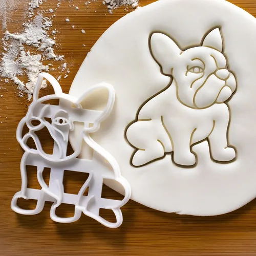 Miniatura 2 de Cortador de galletas Bulldog Francés, 1 pieza - Bakerlogy
