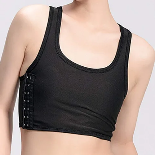 Miniatura 5 de Camiseta sin mangas transpirable cómoda y suave, ajustada, chaleco transexual, parte superior marimacho lesbiana
