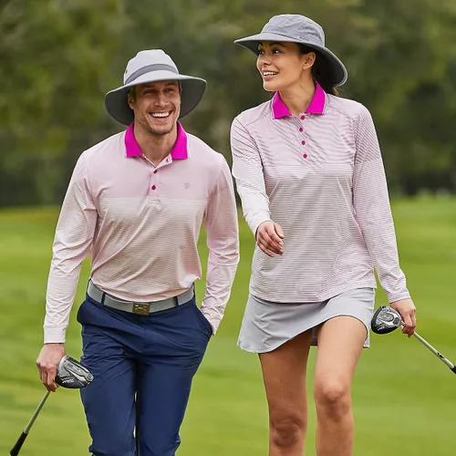 Miniatura 5 de Coolibar Gorra de golf con protección solar UPF 50+ para hombre y mujer, talla única