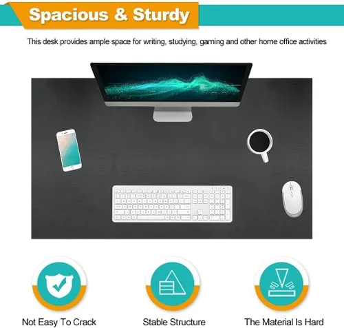 Miniatura 4 de Escritorio para computadora de 39 pulgadas, escritorio pequeño de estilo moderno y simple, mesa de computadora, escritorio de estudio, escritorio