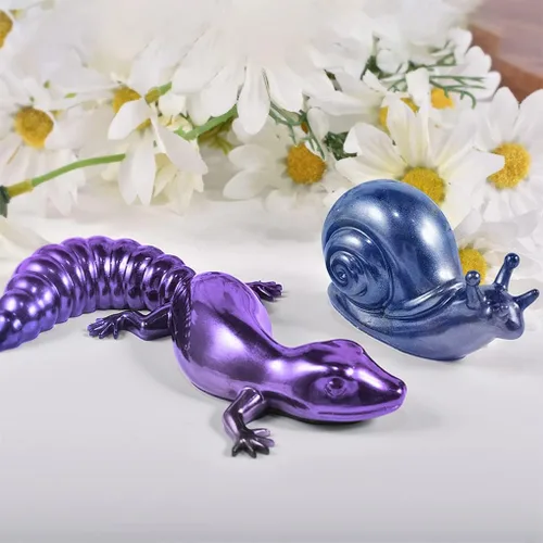 Miniatura 2 de 4 moldes de resina de animales, moldes de rana, lagarto, caracoles de silicona, moldes de joyería para resina epoxi, decoración del hogar