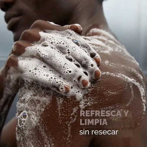 Miniatura 5 de Nivea Men Gel de baño de máxima hidratación para piel seca, enriquecido con aloe vera, gel de baño hidratante 3 en 1, cara y cabello, sin parabenos