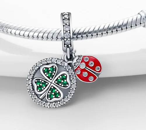 Miniatura 163 de LNQOBU Happy Life - Colgante para pulseras de abalorios, plata de ley 925 para mujer (con un espaciador de cuentas)