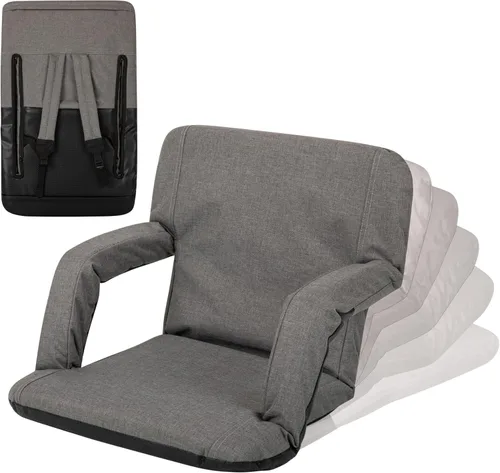 Miniatura 19 de ONIVA de Picnic Time, Ventura - Silla reclinable para estadio, azul marino, 38 x 20 x 4
