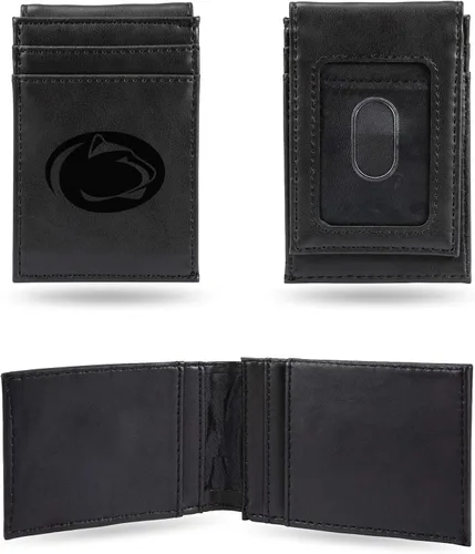 Miniatura 13 de Cartera de bolsillo frontal grabada con láser NCAA - Compacta/Cómoda/Delgada