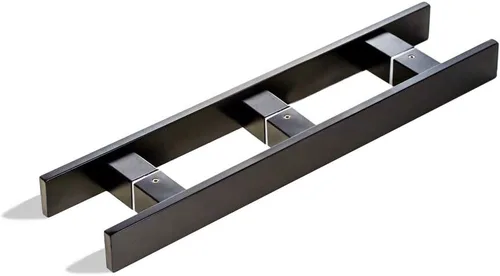 Moderno y contemporáneo rectángulo cuadrado de forma plana, bar, escalera inoxidable - Manija de puerta de acero, regadera, vidrio, regadera vidrio,