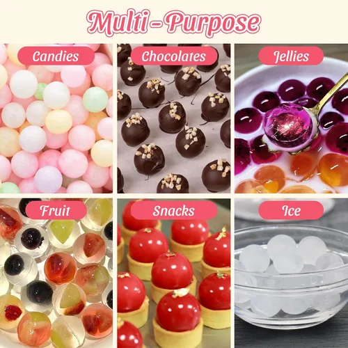 Miniatura 6 de Moldes de chocolate pequeños, moldes de silicona de 35 cavidades para dulces, molde de chocolate para decoración de pasteles, bandeja de cubitos