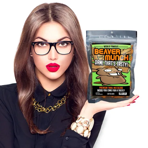 Miniatura 4 de Beaver Munch Spicy Trail Mix – Regalo saludable, divertido mezcla de frutos secos, bolsa de regalo resellable, regalos divertidos y saludables