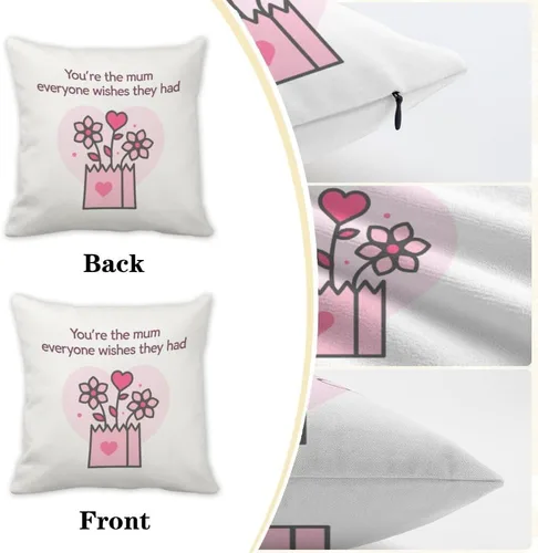 Miniatura 3 de Mom Birthday Gifts Velvet Pillow Covers 16X16 Best Mom Presents Valentines Day Gifts Mothers Day Presents from Daughter Son Mum Mama Gift Moms Gift